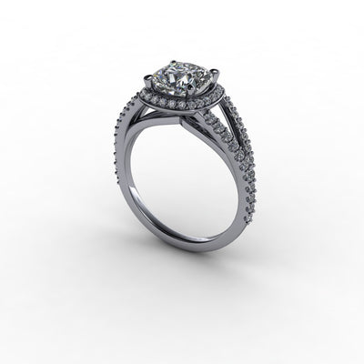 Cathedral Engagement Ring CONFIG.2500029 14KY Wooster | House of Silva |  Wooster, OH